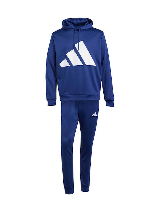 Trainingsanzug Glänzend mit Gummizug Blue