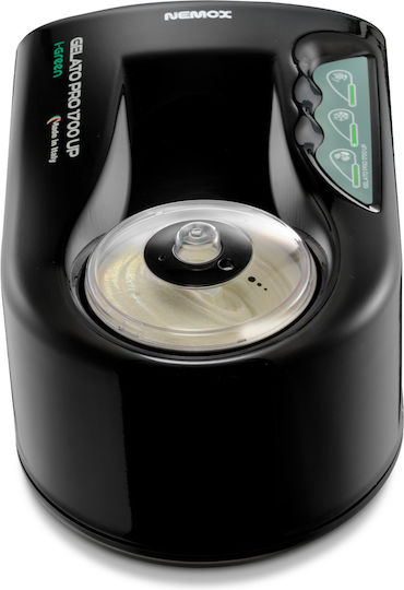 Ice Cream Maker Compressor Nemox Gelato Pro 1700 Up I-green 1.7 Liters Black