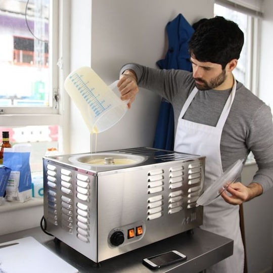 Mașină de înghețată profesională Musso Stella Chef 3 litri din oțel inoxidabil