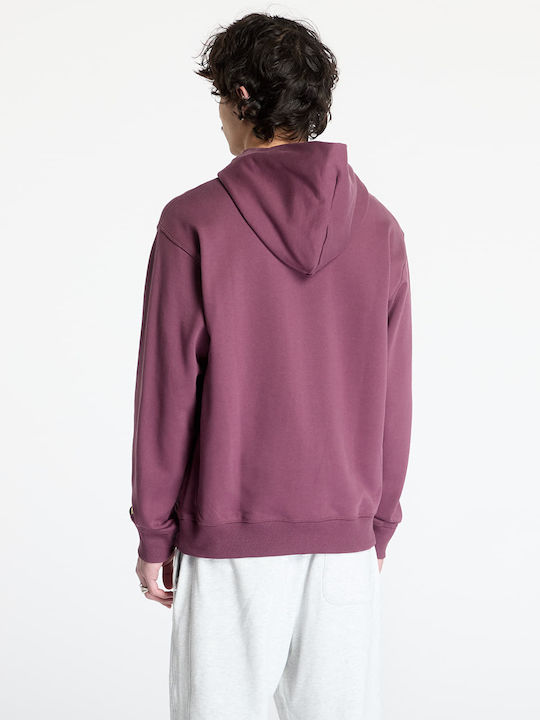 Athletics Sweatshirt with Hood Violet