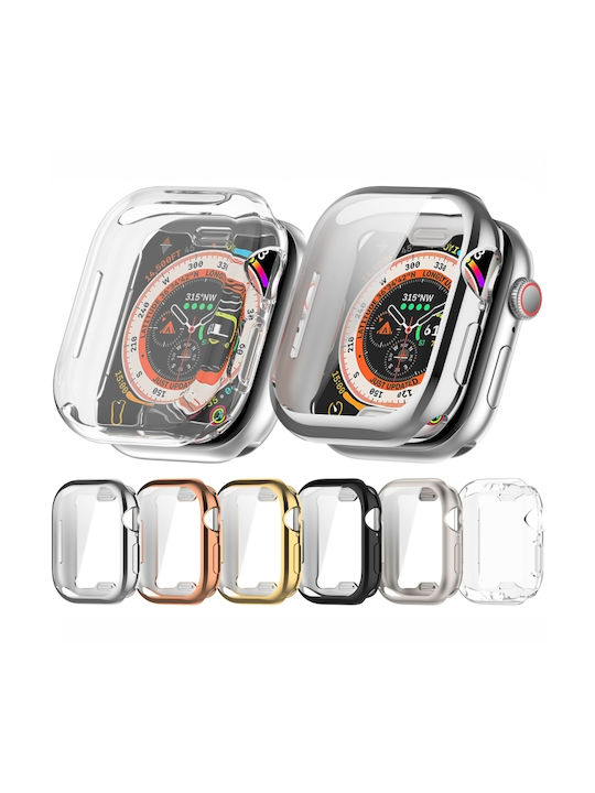 Watch Series Силиконов Калъф в Сребрист цвят за Apple Watch Series 10 46mm
