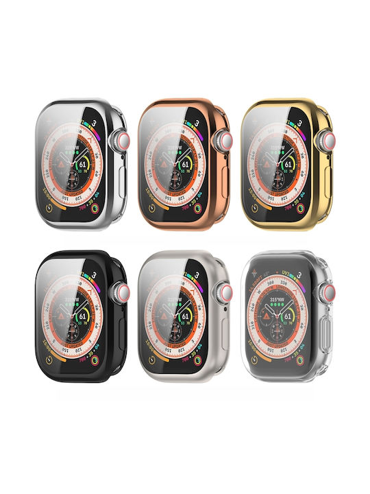 Watch Series Θήκη Σιλικόνης σε Χρυσό χρώμα για Apple Watch Series 10 46mm