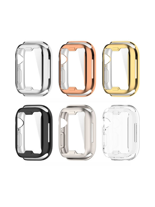 Watch Series Силиконов Калъф в Сребрист цвят за Apple Watch Series 10 46mm