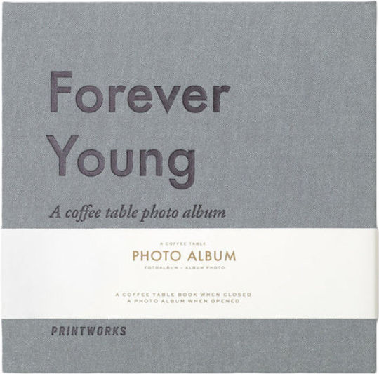 Printworks Album Forever Young for 30 Photos Dimensions 10x15cm Gray 10x15cm
