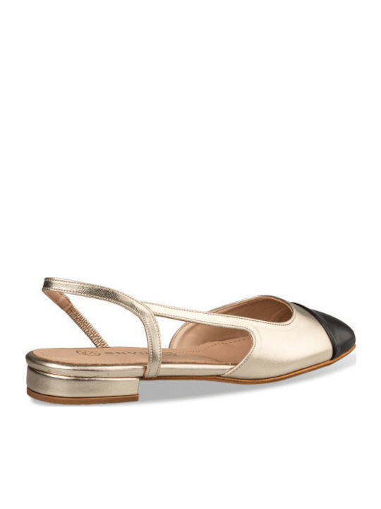 Slingback Ballerinas Gold