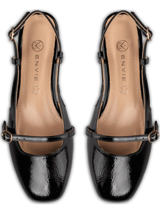 Women's Ballerina Shoes Slingback Black