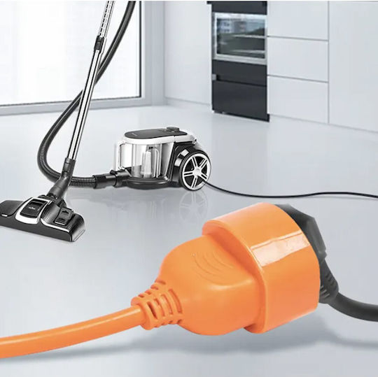 Aigostar Extension Cable Cord 3 x 1.5mm²/15m Orange