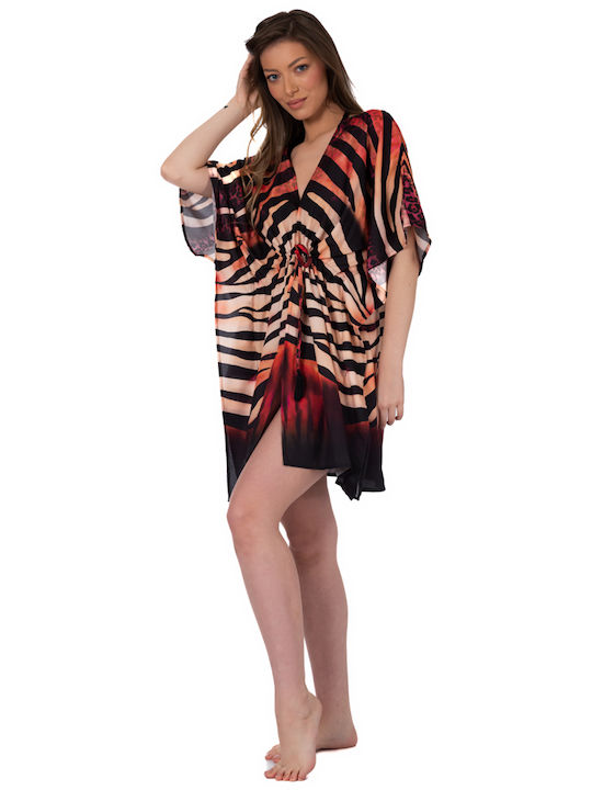 Indischer Kaftan mit Taillenkordel Ar205-c Solo Me 90cm x 90cm Einheitsgröße Damen