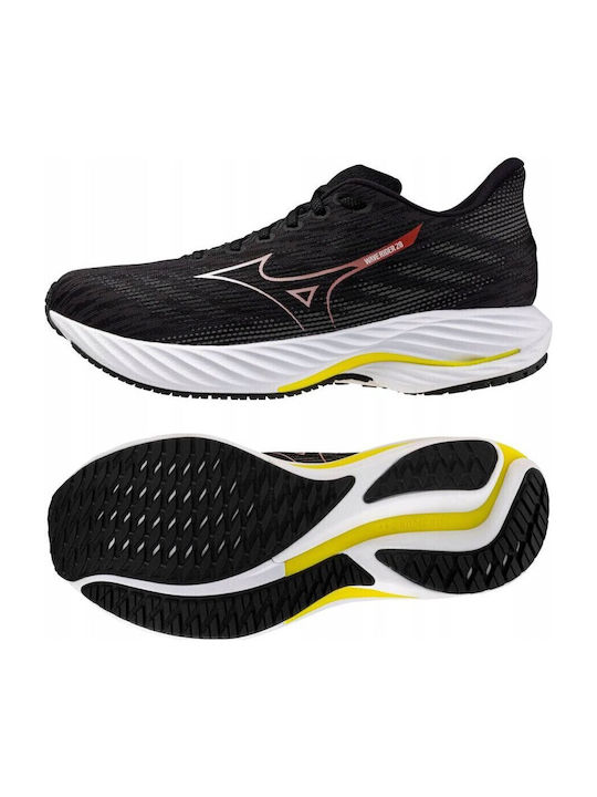 Wave Rider 28 Men's Running Sport Shoes Black