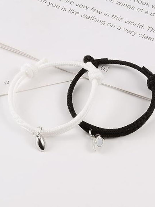 Bracelet for Couples with design Heart