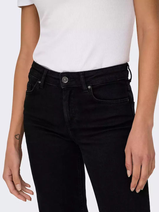 Blush Women's Jean Trousers in Straight Line Black