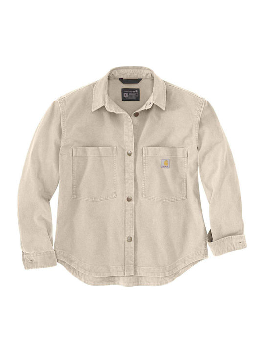 Women's Long Sleeve Shirt Beige
