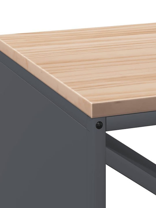 vidaXL Brennholz Hölzernes Regal Holzlagerung 100.5x35.5x40cm