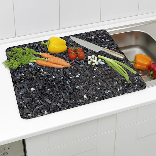 Glass Worktop 3 1 Blue Marble 56x50 cm 2712914500