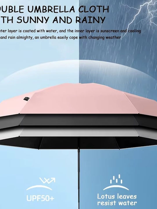 Windproof Umbrella Compact Orange