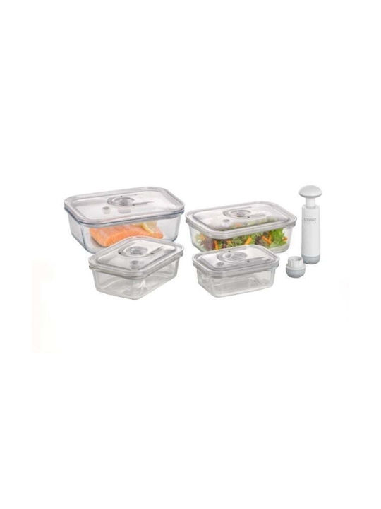 Caso Cutie pentru Mâncare Sticlă Transparent 1000ml 1buc