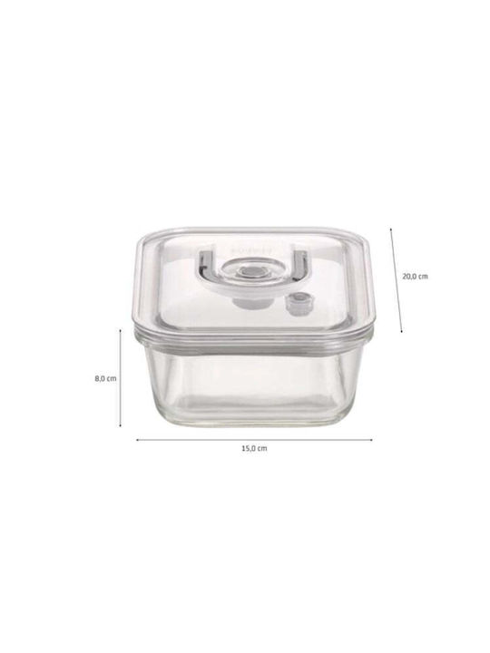 Caso Cutie pentru Mâncare Sticlă Transparent 1000ml 1buc