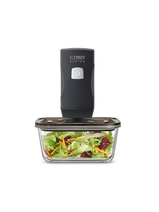 Caso Vacu OneTouch Pro Lunchbox Glas Gray 13.5x19cm 24Stück