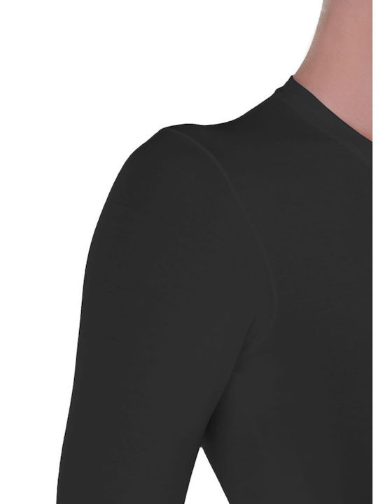 Women's Stretchy T-Shirt, Short Sleeve, Color Black