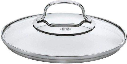 Rosle Moments Wok Din Oțel Inoxidabil Cu Capac Cu Acoperire Antiaderentă 28cm