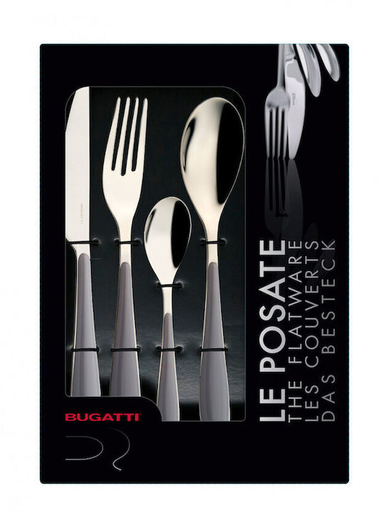 Casa Bugatti Gioia Besteckset Edelstahl Gray 24Stück