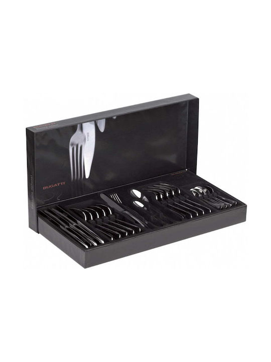Casa Bugatti Arianna Chromed Set de Tacâmuri Inoxidabil Albastru 24buc