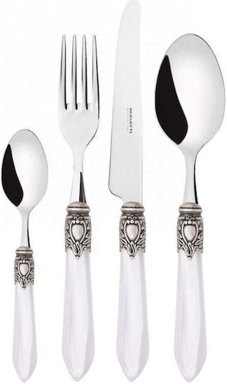 Casa Bugatti Oxford Old-silver Besteckset Edelstahl 24Stück