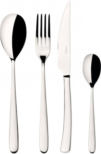 Casa Bugatti Preludio Set de Tacâmuri Inoxidabil Argintiu 16buc
