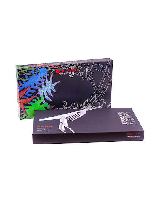 Casa Bugatti Aladdin Set de Tacâmuri Inoxidabil Albastru 24buc