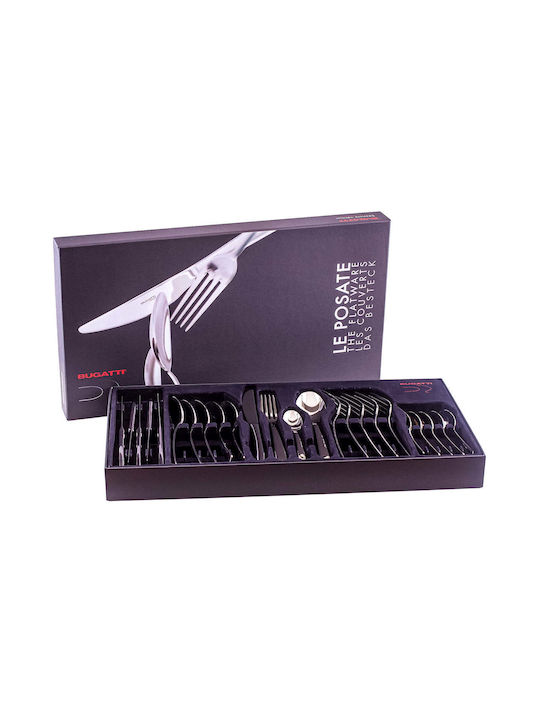Casa Bugatti Tendence Cutlery Set Stainless Silver 24pcs