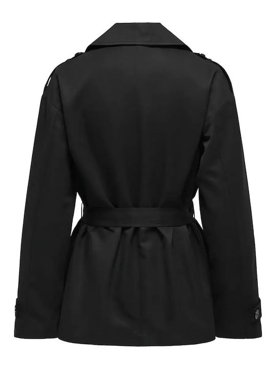 Дамско black Палто