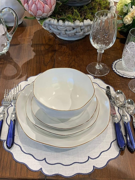 Casa Bugatti Oxford Old-silver Сет ножове и вилице Неръждаеми Син 24бр