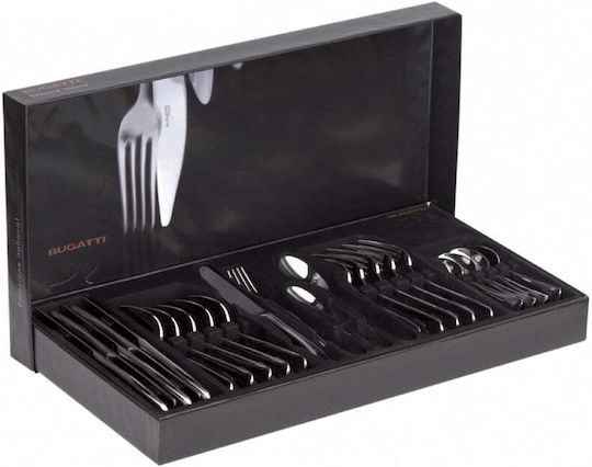 Casa Bugatti Set de Tacâmuri Inoxidabil Auriu 24buc