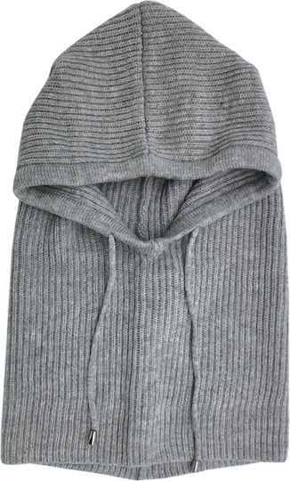 Beanie Unisex Σκούφος Πλεκτός σε Γκρι χρώμα