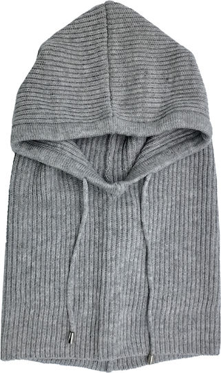 Beanie Unisex Σκούφος Πλεκτός σε Γκρι χρώμα