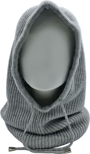 Beanie Unisex Σκούφος Πλεκτός σε Γκρι χρώμα