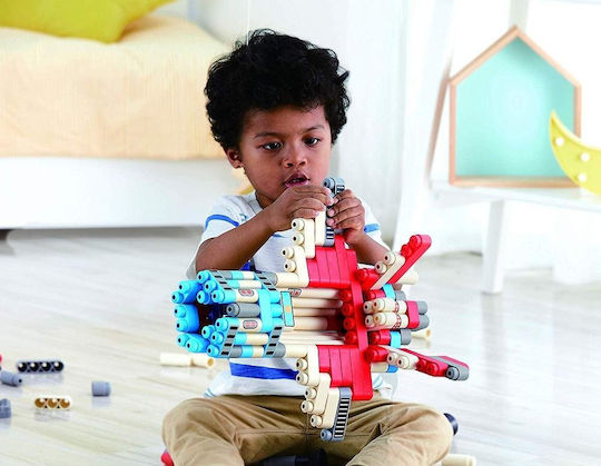 Hape Bausteine PolyM Adventure Rocket für 2-6 Jahre Jahre 138Stück
