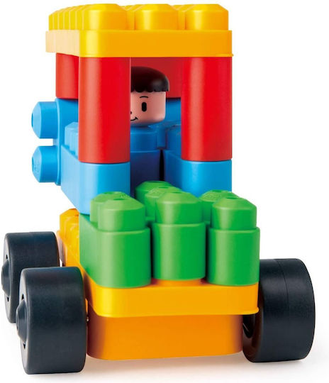Hape Blocuri PolyM Zoo and Vehicles pentru 1,5-5 ani Ani 40buc