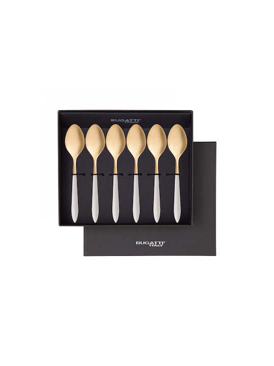 Casa Bugatti Asgda-004n07 Set de Linguri Desert / Înghețată Inoxidabile Auriu 6buc