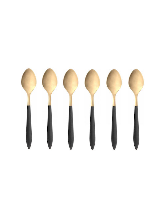 Casa Bugatti Asgdn-004n07 Set de Linguri Desert / Înghețată Inoxidabile Auriu 6buc