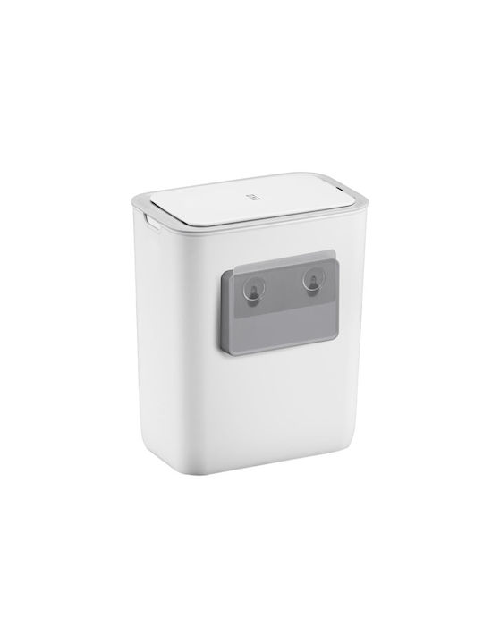 Eko Morandi Smart Waste Bin Waste Plastic with Photocell White 8lt 1pcs