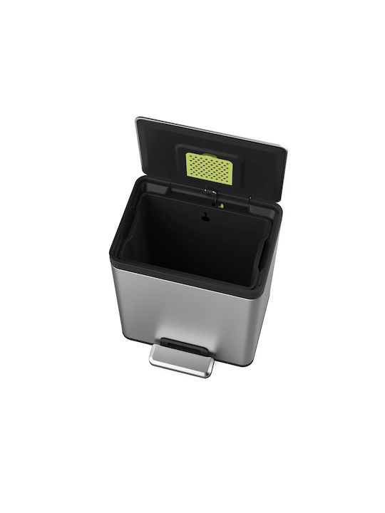 Eko Ecocasa Ii Waste Bin Waste made of Stainless Steel with Pedal Gray 45lt 1pcs