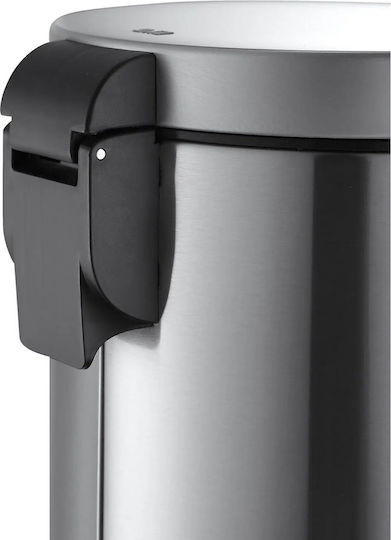 Eko Eko Serene Mülleimer aus Inox mit Pedal 12x40x32.5cm Graues