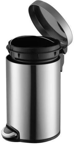 Eko Eko Serene Mülleimer aus Inox mit Pedal 12x40x32.5cm Graues