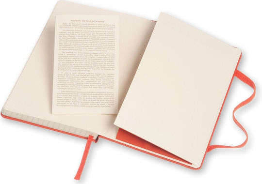 Moleskine Notebook Pocket Тетрадка Квадратни с Ластик Червен