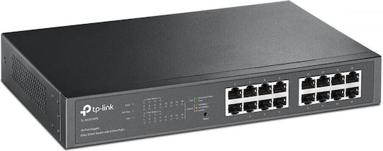 TP-LINK TL-SG1016PE v1 Unmanaged L2 PoE+ Switch με 16 Θύρες Gigabit (1Gbps) Ethernet