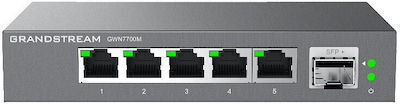 Grandstream GWN7700 Unmanaged L2 Switch με 5 Θύρες Gigabit (1Gbps) Ethernet