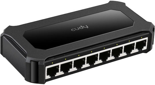 Cudy GS108D v1 Unverwaltet L2 Switch mit 8 Ports Gigabit (1Gbps) Ethernet