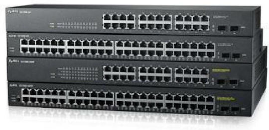 Zyxel GS1900-24 v2 Managed L2 Switch με 24 Θύρες Gigabit (1Gbps) Ethernet και 2 SFP Θύρες