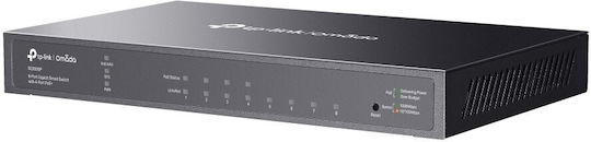 TP-LINK TL-SG2008P v1 Managed L2 PoE+ Switch με 8 Θύρες Ethernet